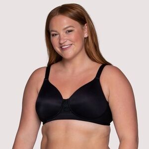 Vanity Fair Beauty Back Full Figure Wireless Smoothing Bra Black 42DD